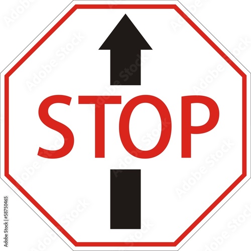 запрещающий знак "stop"