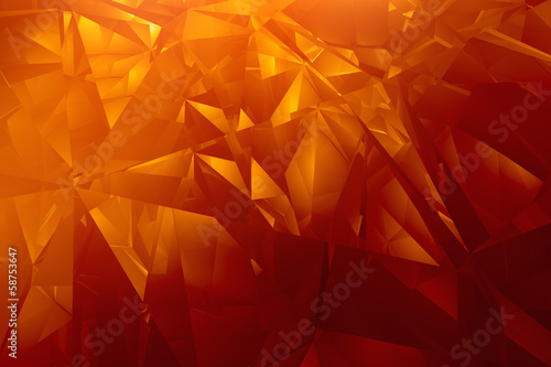 Fotografie Abstract green  facet diamond backdrop