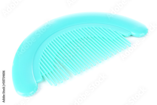 Baby comb isolated on white