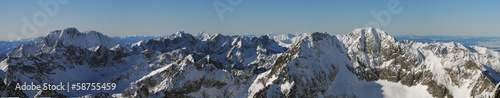 Mountain panorama at winter - Slovakia