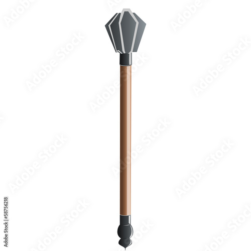 morningstar, vector illustration