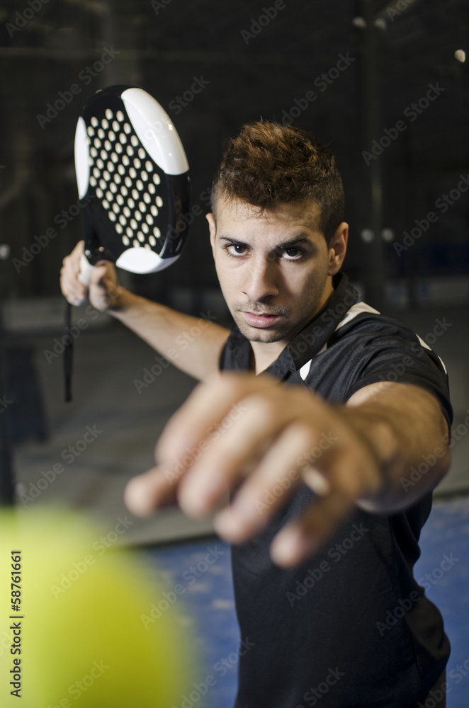 Paddle tennis training Stock Photo Adobe Stock