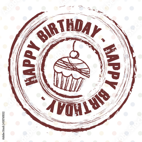 Birthday stamp