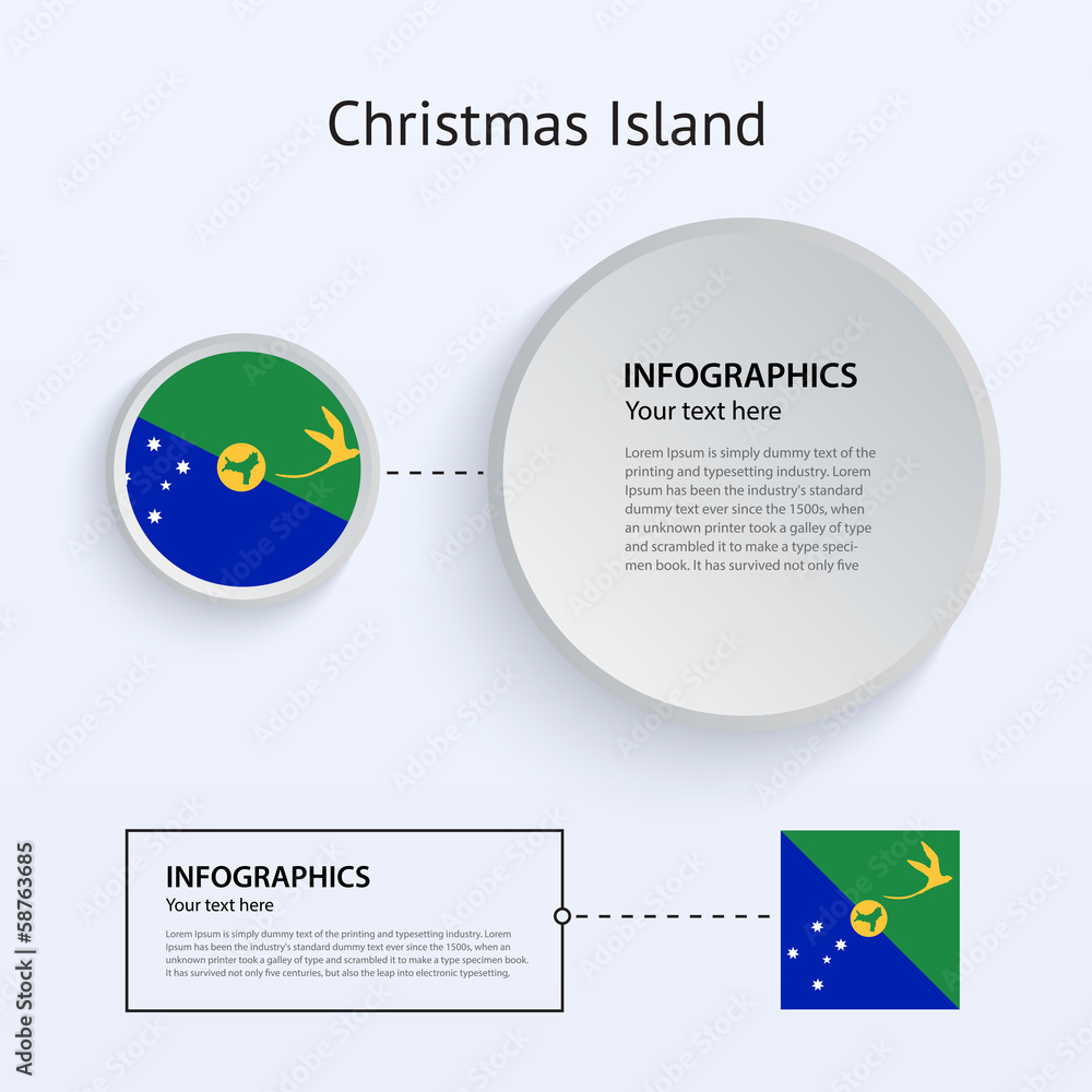 Christmas Island Country Set of Banners. Christmas Island Country Set of Banners.