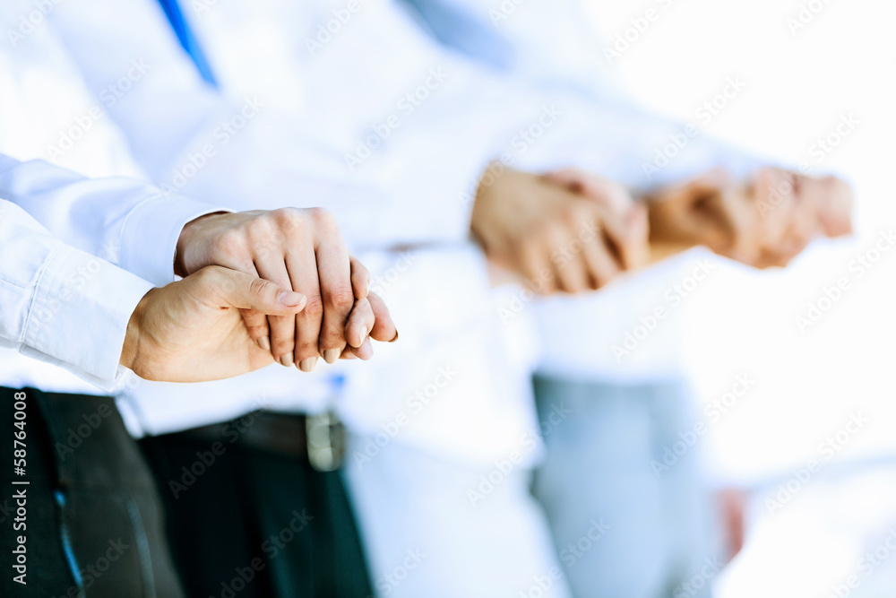 Cooperation concept Cooperation concept