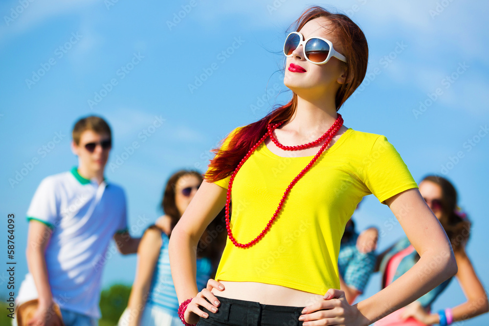 Fototapeta premium Young girl