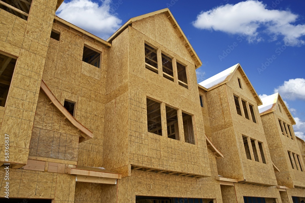 Obraz premium Home Under Construction