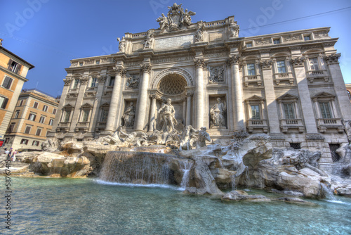 Trevi fountain in Rome, Italy