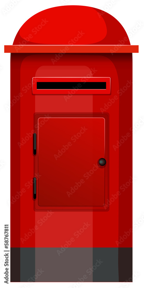 A post box A post box