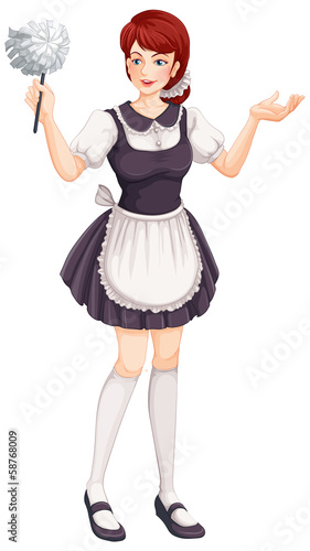 A female house helper