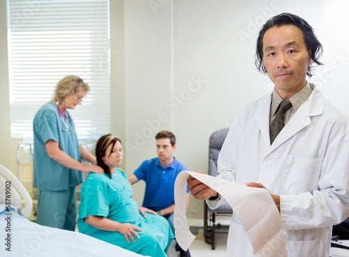 Portrait of Doctor in Maternity Ward