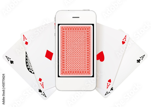 Spielen auf einem Smartphone