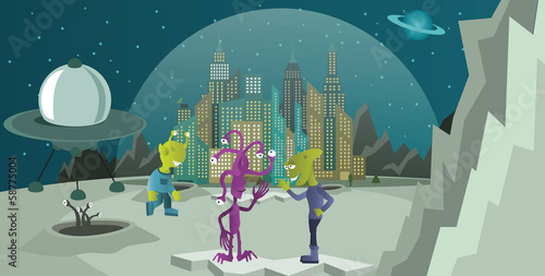 Aliens from another planet