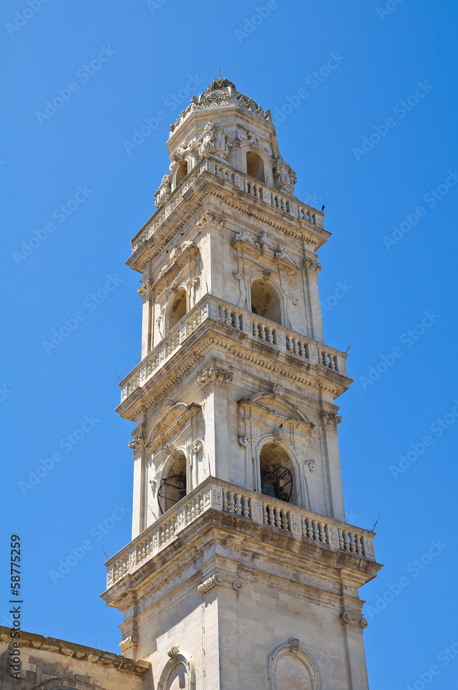 Duomo Cathedral Belltower. Maglie. Puglia. Italy.