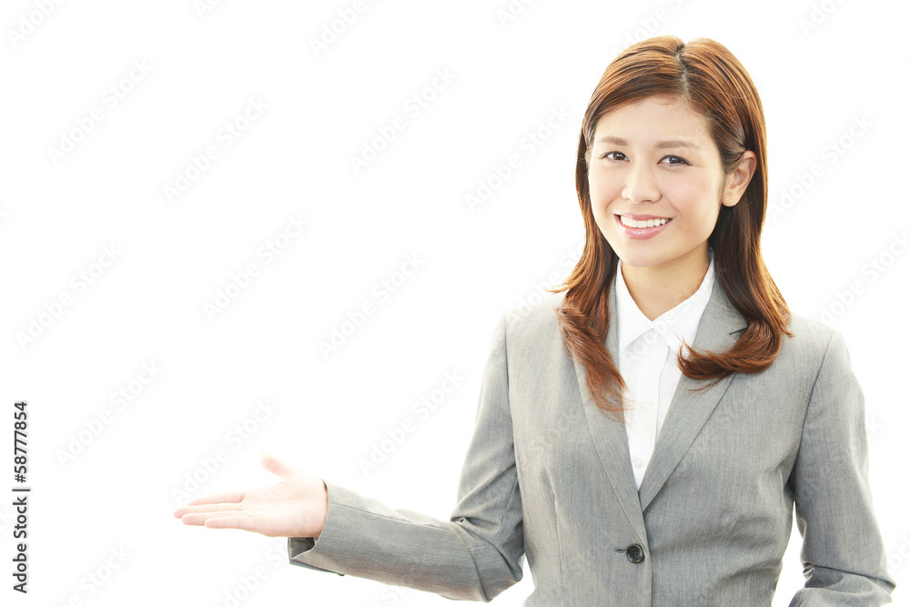 笑顔の女性 笑顔の女性