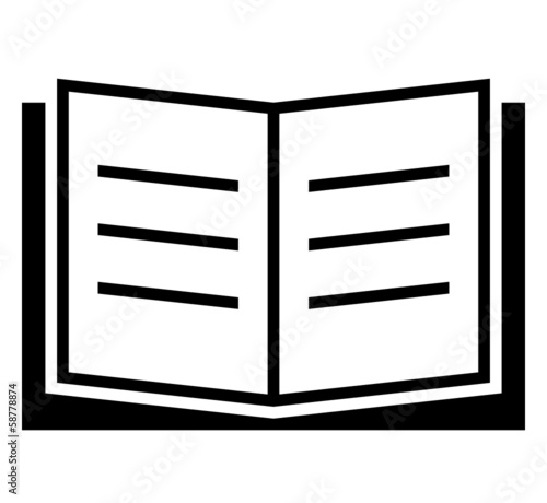 Open book icon