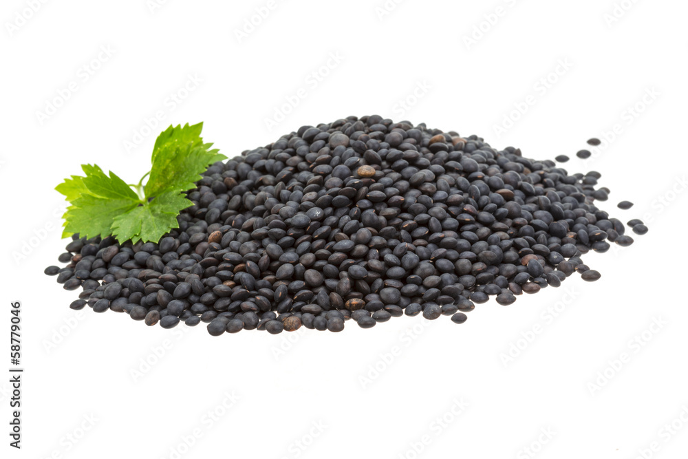 Black lentils Black lentils