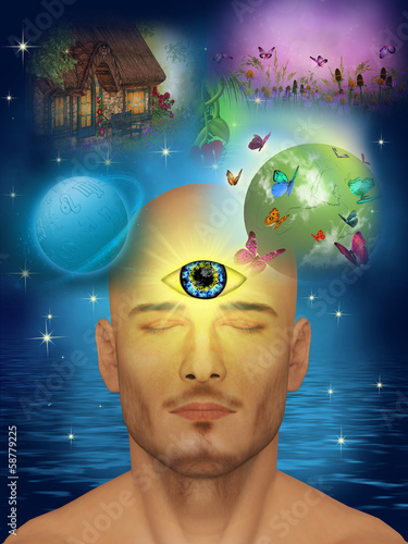 Third eye, clairvoyant