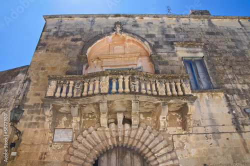 Historical palace. Maglie. Puglia. Italy.