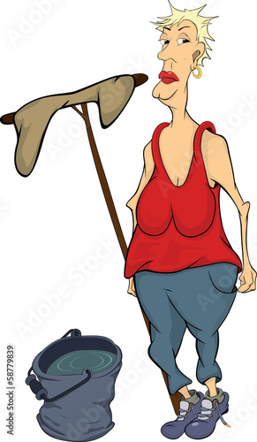 The cleaner cartoon