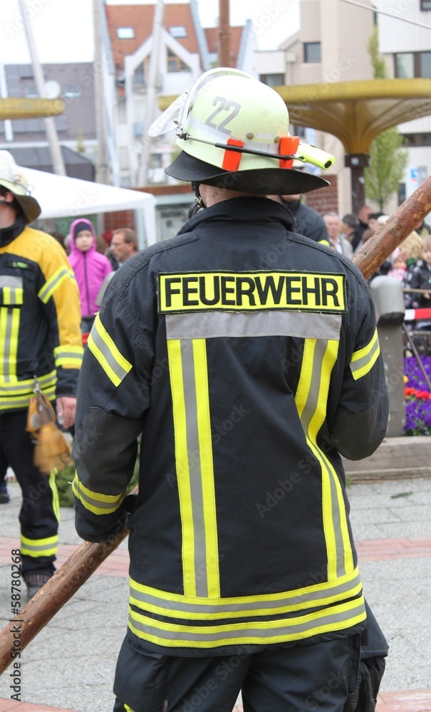 Obraz premium Feuerwehr im Einsatz 112
