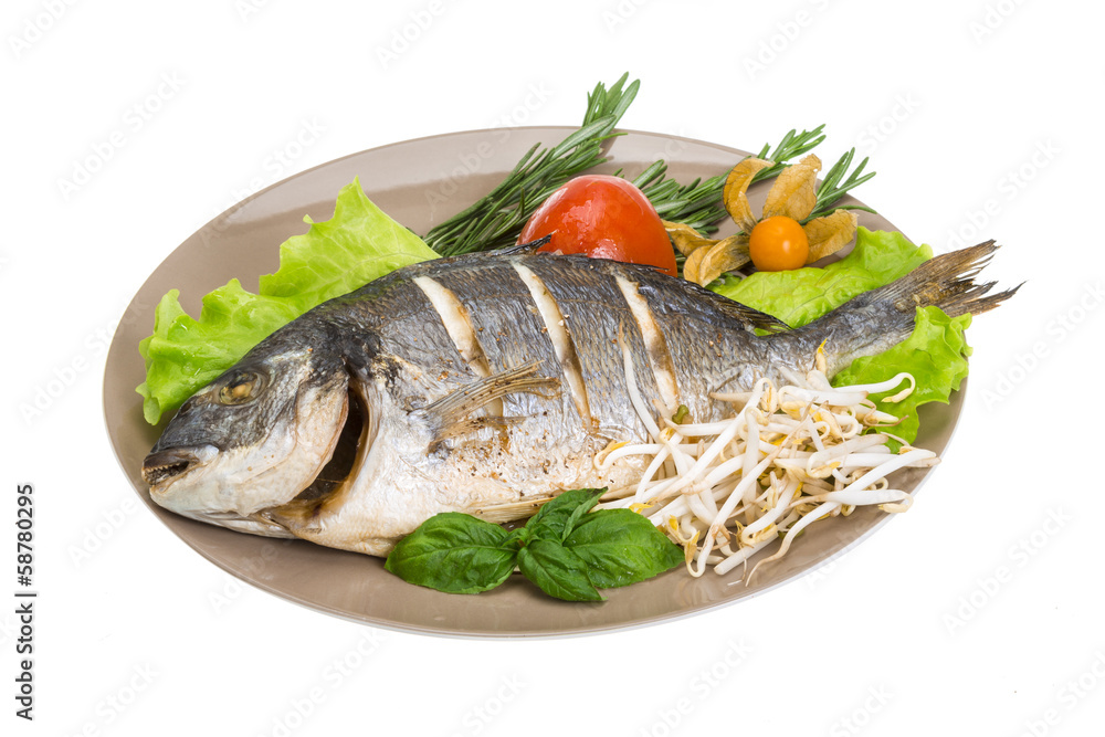 Grilled dorada Grilled dorada