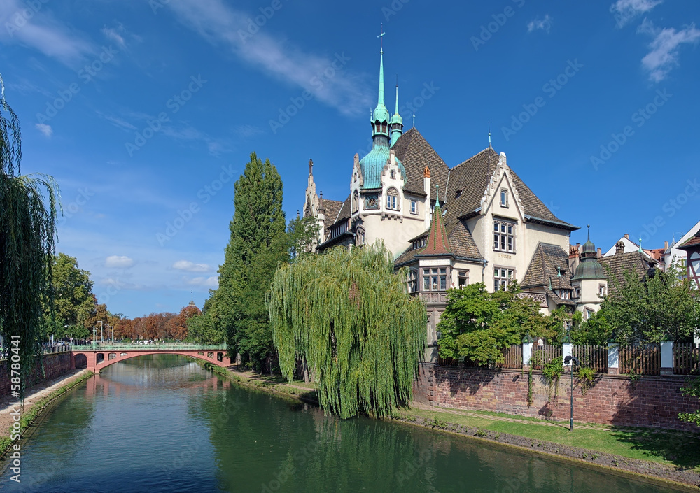The building of International Lyceum of Pontonniers, Strasbourg