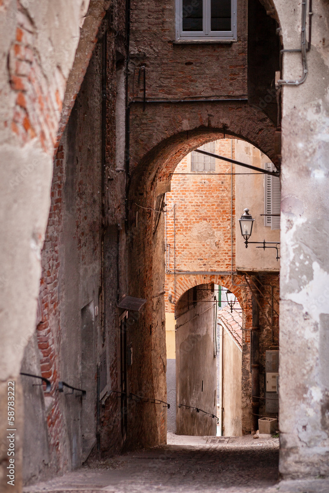 Fototapeta premium Centro storico di Mondovì, Piemonte