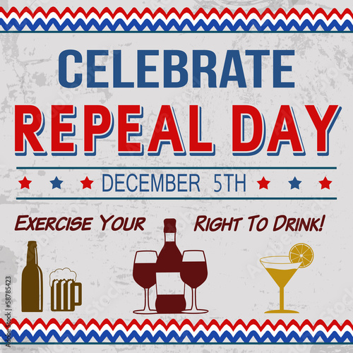 Fotografija Repeal Day Poster