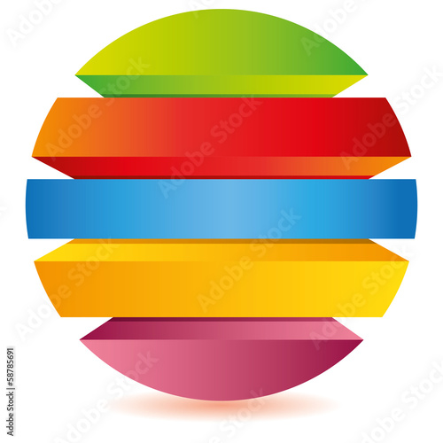 circle diagram for business template
