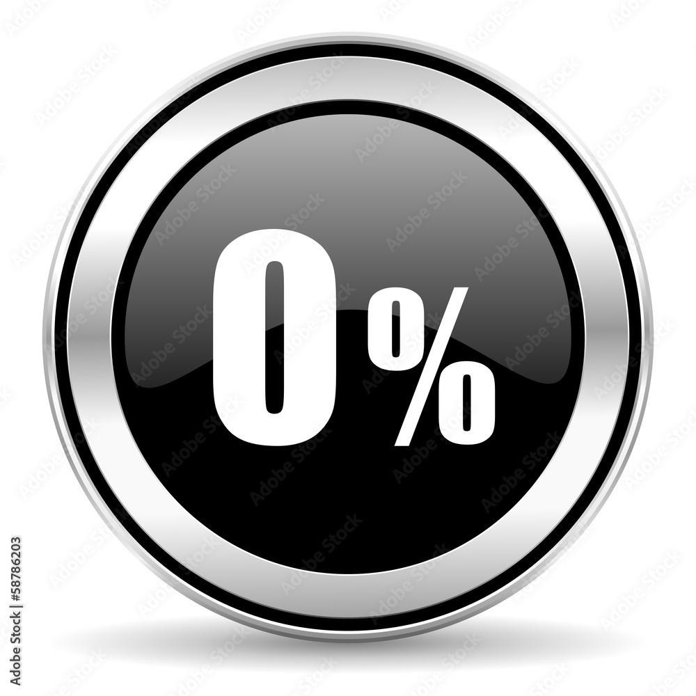 0 percent icon 0 percent icon