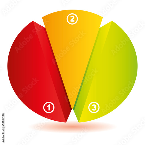 circle diagram for business template