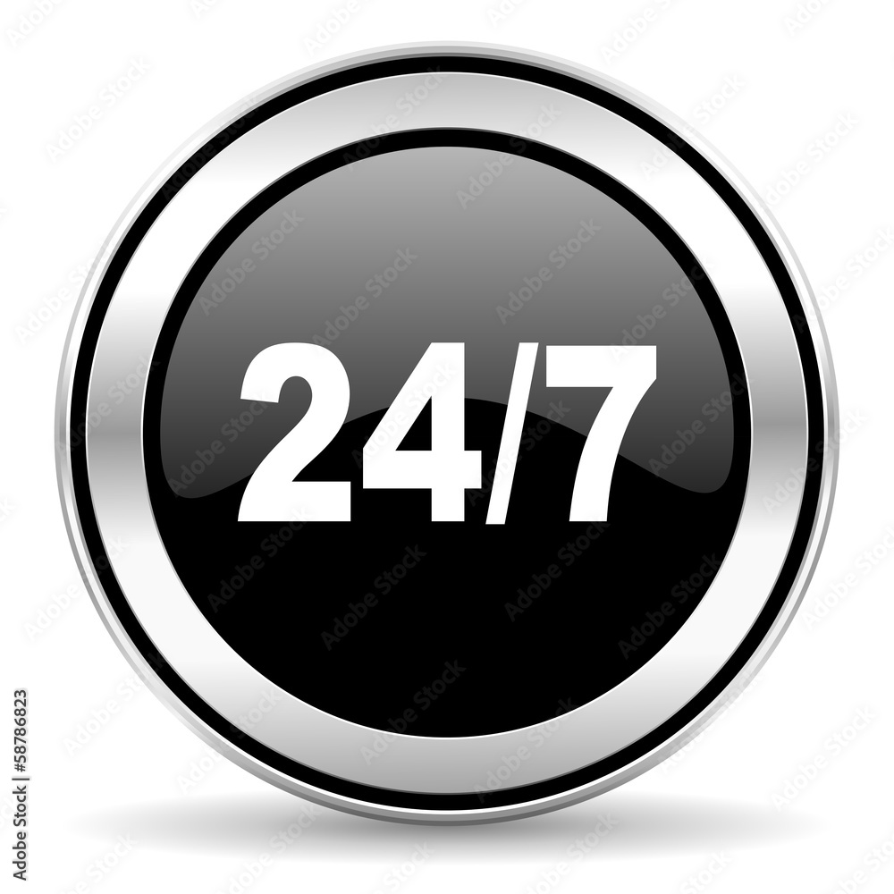 24/7 icon 24/7 icon