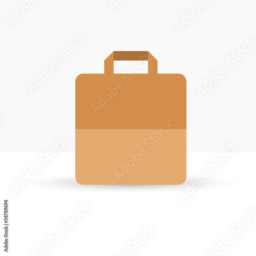 Blank paper bag illustration © Jugulator