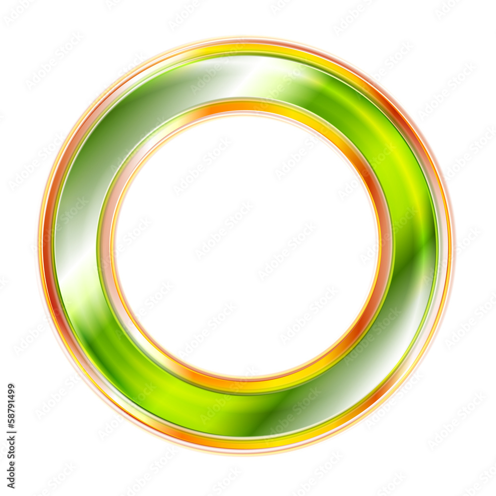 Elegant vector shiny circle logo Elegant vector shiny circle logo