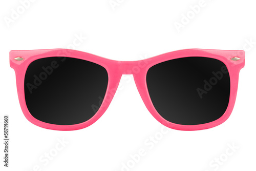 Women's pink sunglasses photo