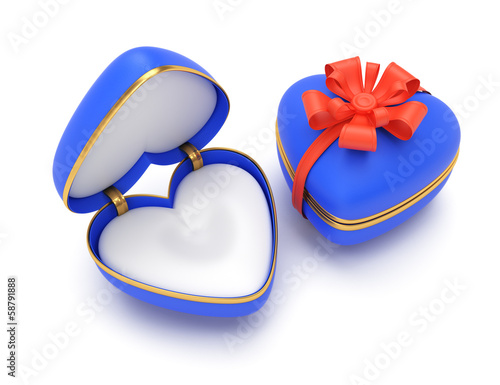 heart-shaped gift boxes