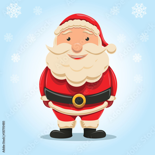Christmas Santa Claus vector - isolated on background