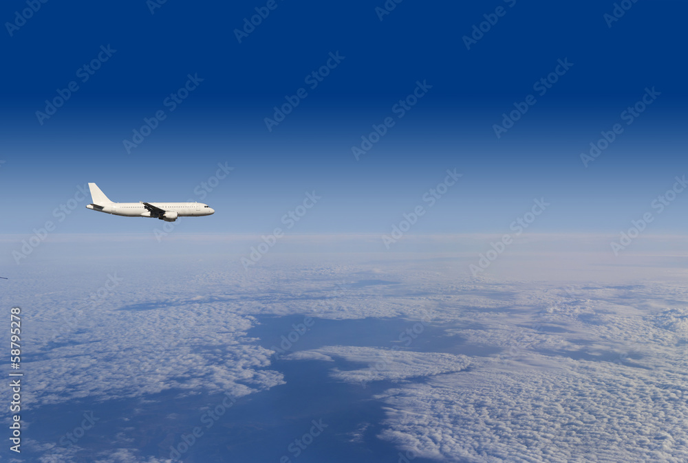Fototapeta premium commercial jet airplane