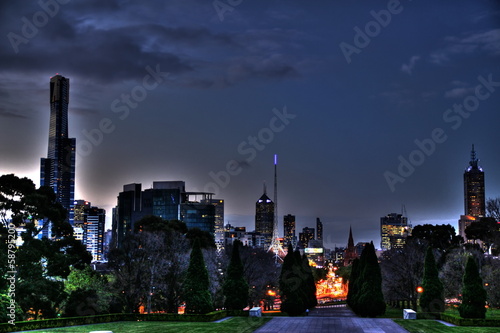 The city of Melbourne, Australia photo