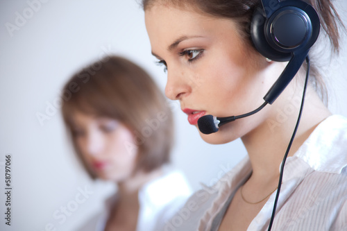 Obraz na płótnie callcenter