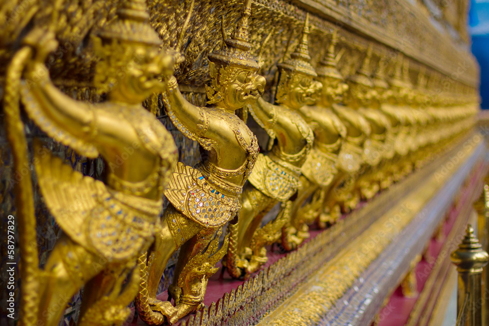 Garuda sculpture at Thailand Royal palace, Bangkok, Thailand
