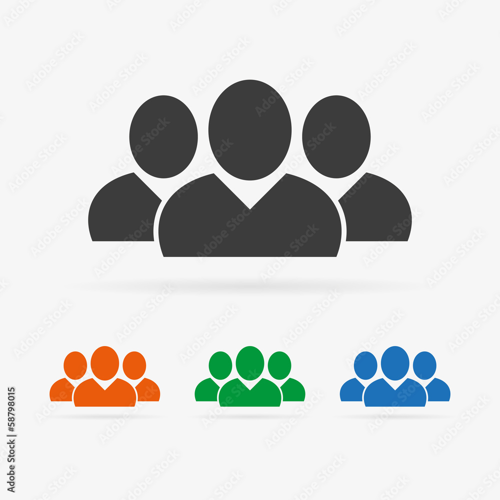 Vector people icon Vector people icon