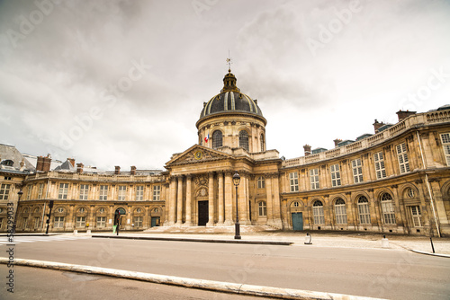 Paris, Institut de France building. French Academy of Sciences