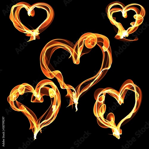 love heart of fire