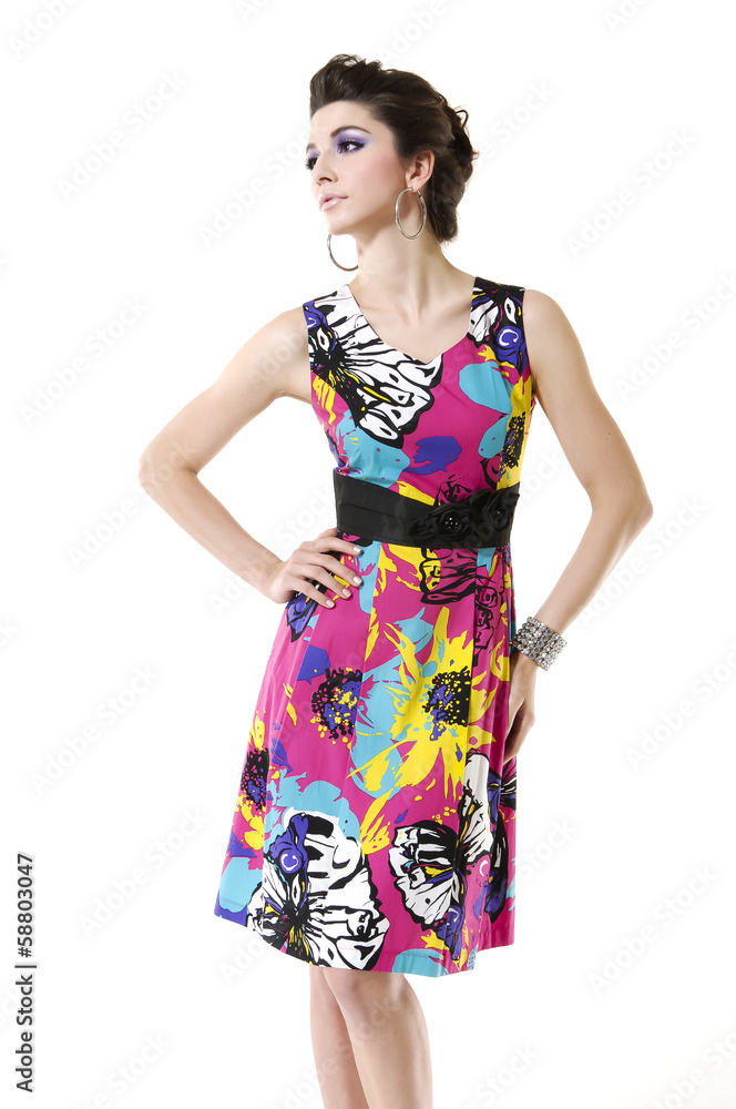 beautiful stylish girl in elegant dress posing beautiful stylish girl in elegant dress posing