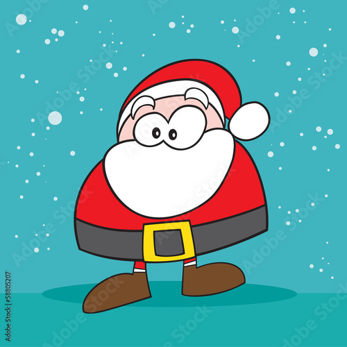 Silly christmas santa