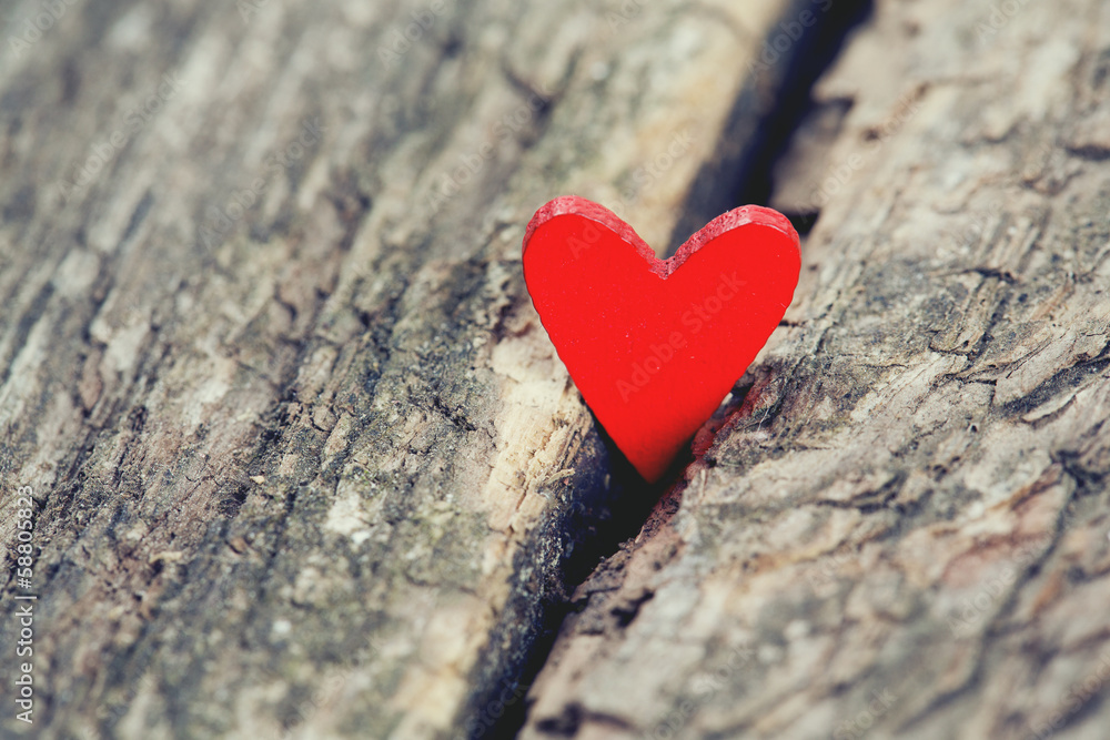 red hearts on rustic wooden surface red hearts on rustic wooden surface