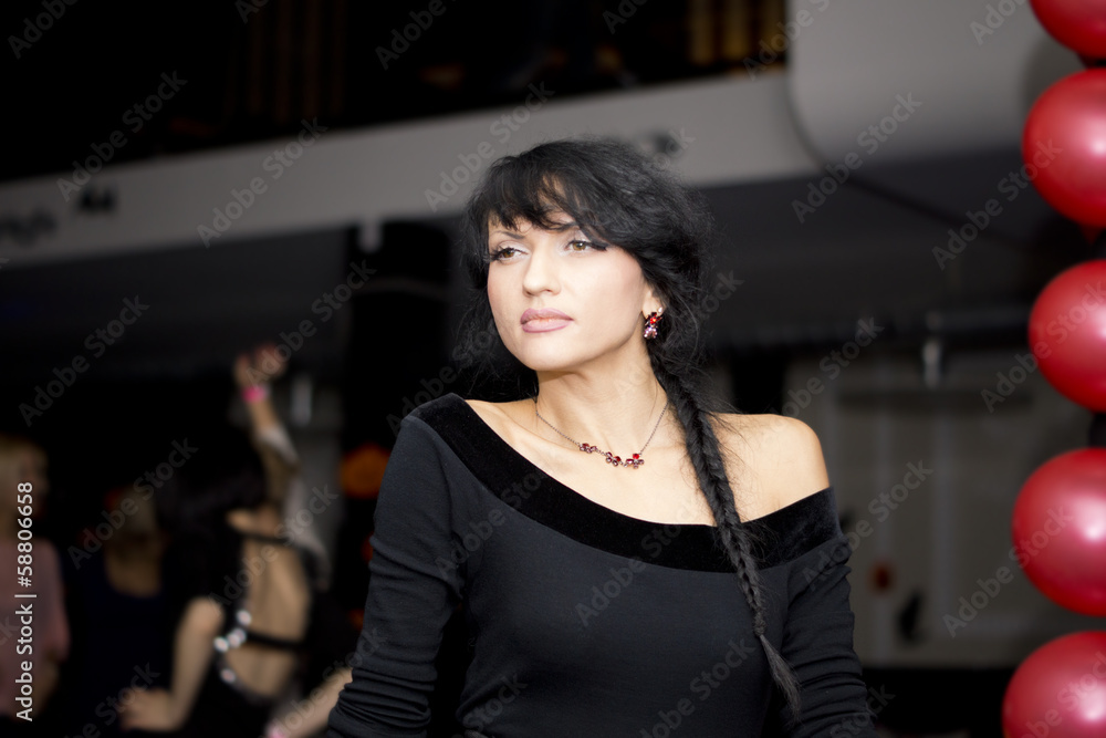 Fototapeta premium Attractive young Hispanic immigrant