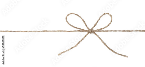 Rope with bow knot